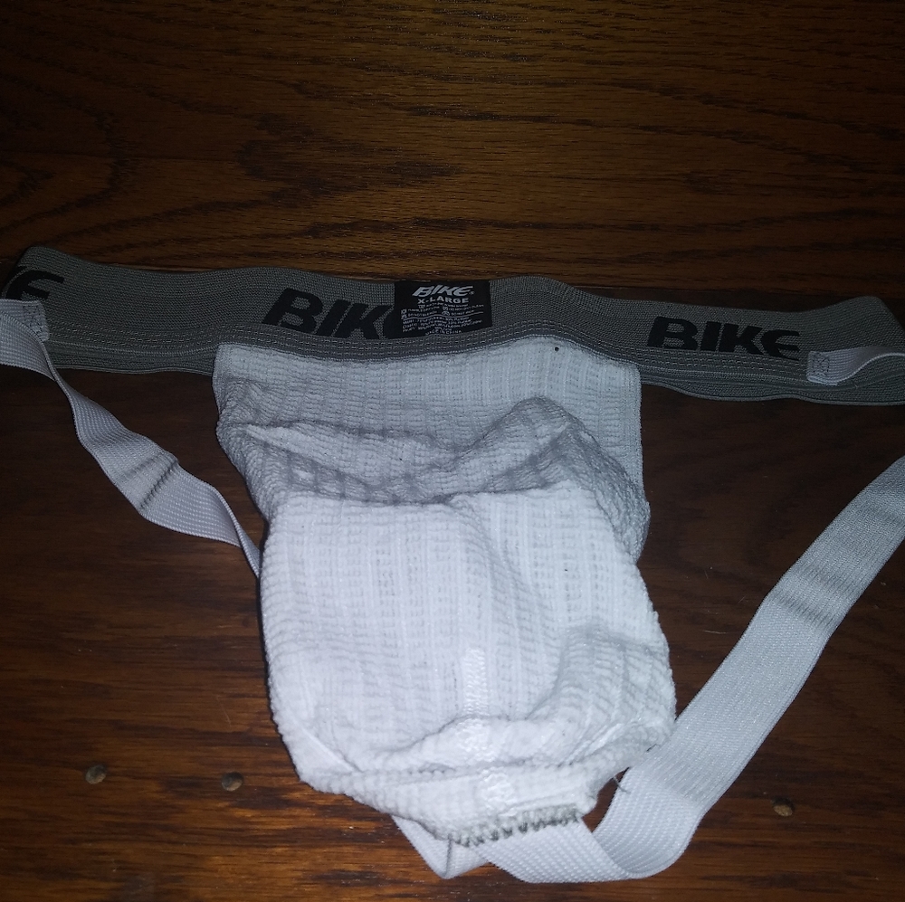 XL White Bike Jock. New!